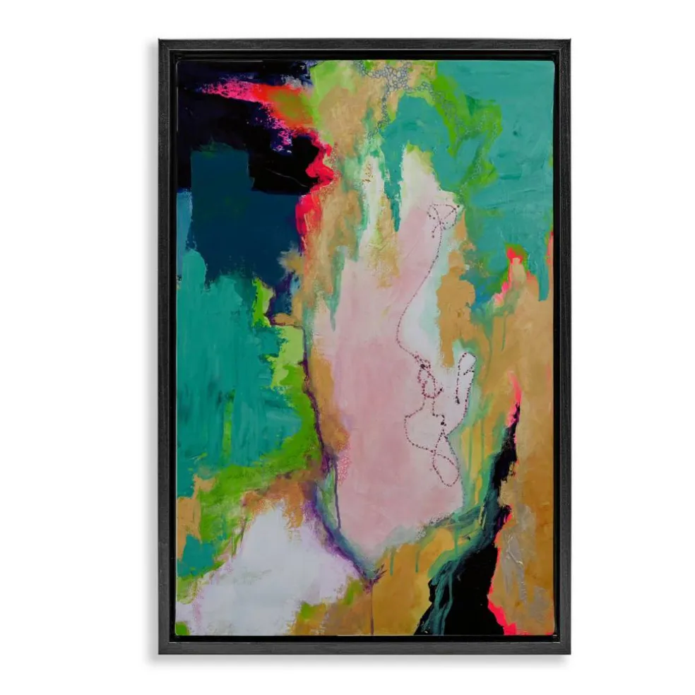 Stupell Industries Bright Mixed Colors Collage Floating Frame By Stacy Gresell