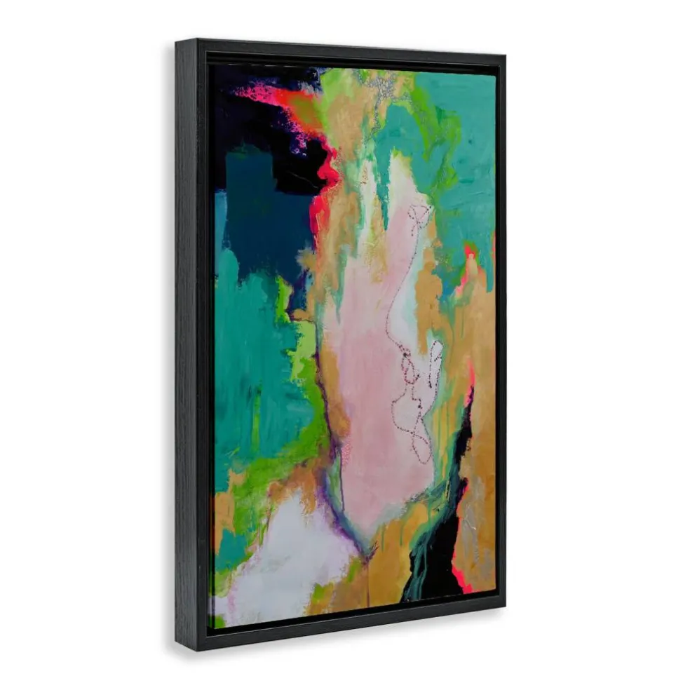 Stupell Industries Bright Mixed Colors Collage Floating Frame By Stacy Gresell