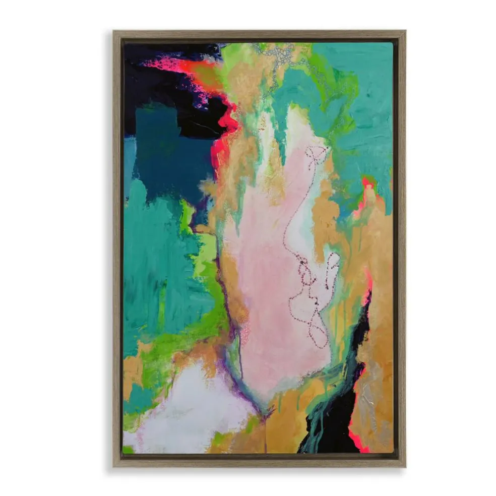 Stupell Industries Bright Mixed Colors Collage Floating Frame By Stacy Gresell