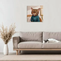 Stupell Industries Cattitude Speak Fluent Judgement Canvas, design by Lucia Heffernan