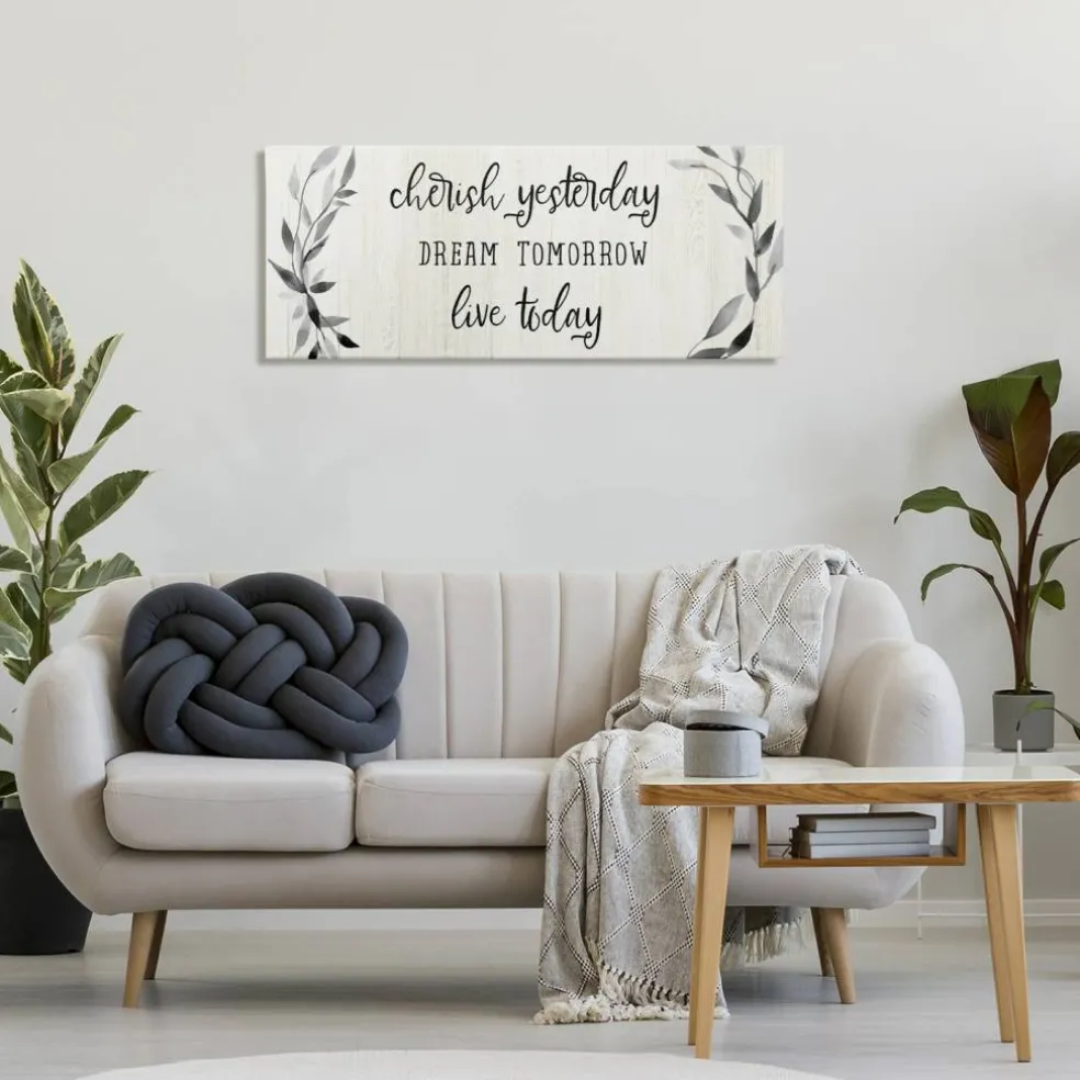 Stupell Industries Cherish Dream Live Today Canvas Wall Art, design by Carol Robinson