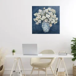 Stupell Industries Classic Blue Chinoiserie Vase Canvas, design by Charlene Olson