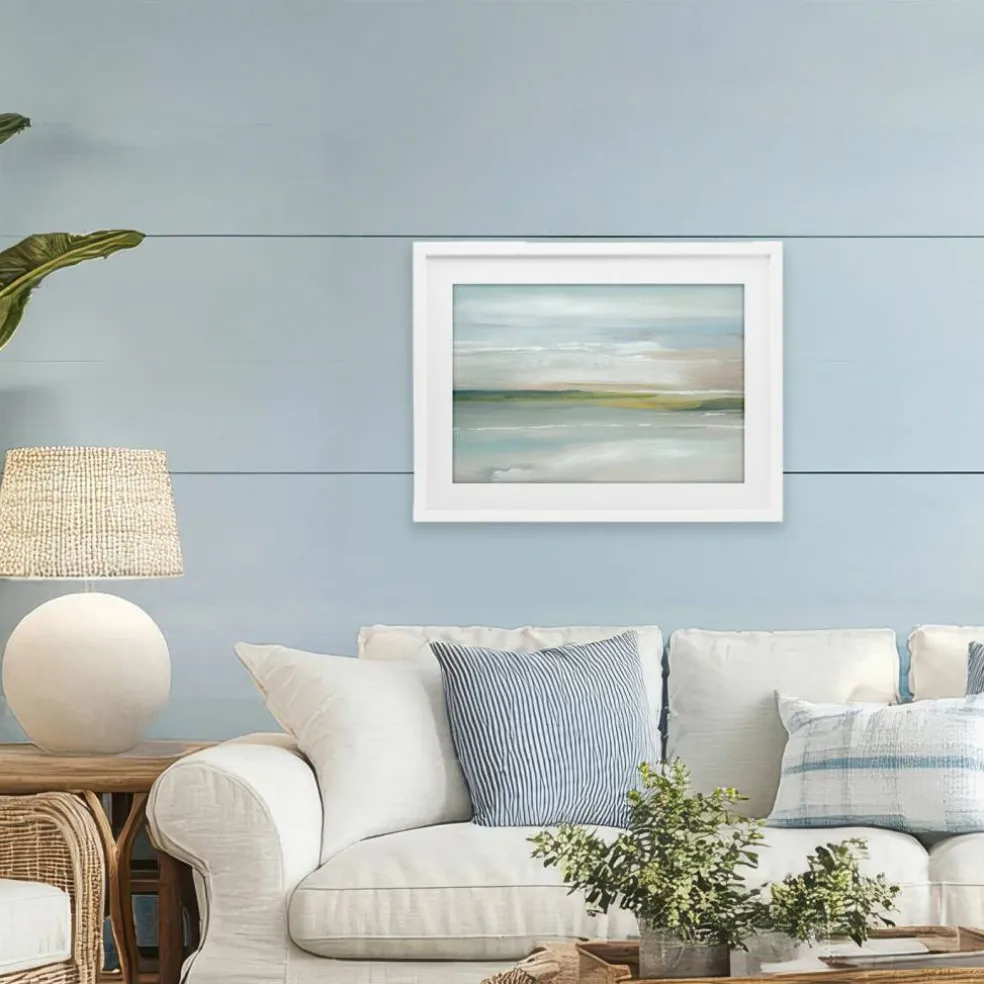 Stupell Industries Close By Waters Framed Print Under Glass, design by Lera