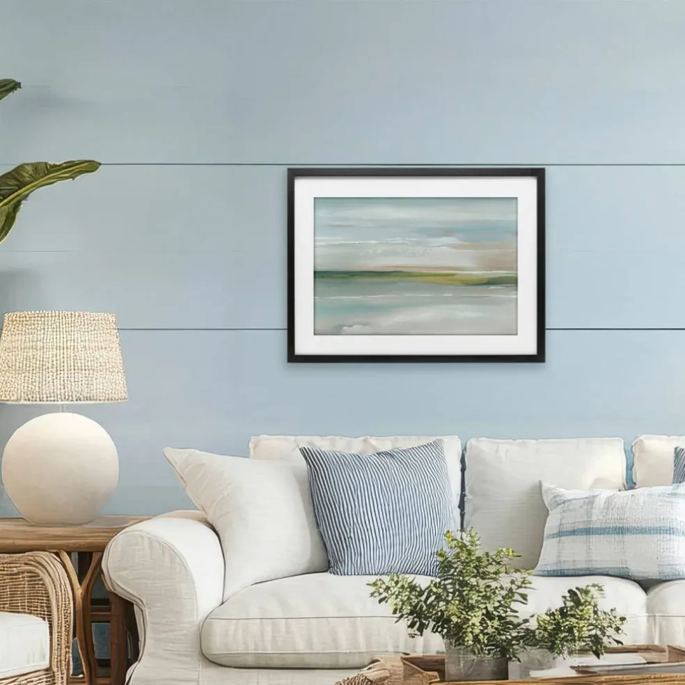 Stupell Industries Close By Waters Framed Print Under Glass, design by Lera