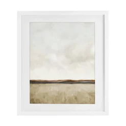 Stupell Industries Distant View in Neutrals Framed Print Under Glass, design by Kim Allen