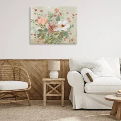 Stupell Industries Elegant Country Blooms Canvas By Nan