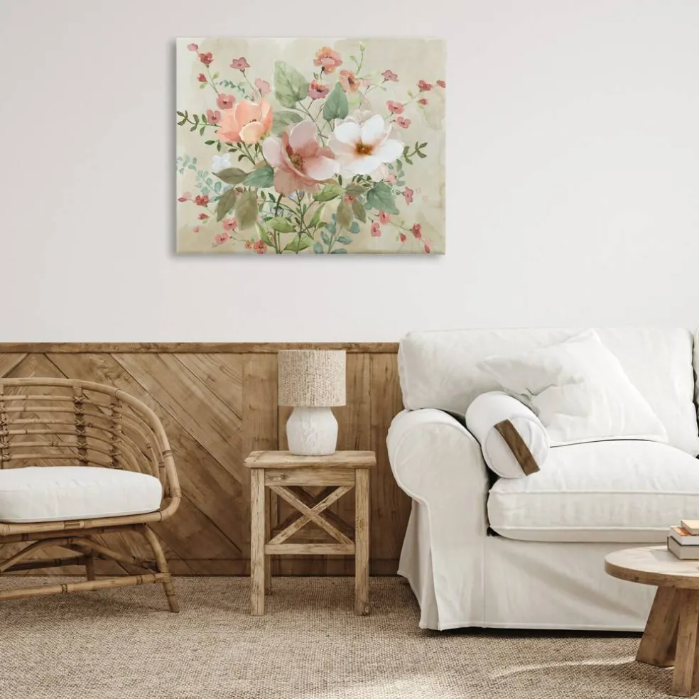 Stupell Industries Elegant Country Blooms Canvas By Nan