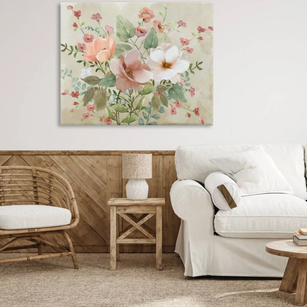Stupell Industries Elegant Country Blooms Canvas By Nan