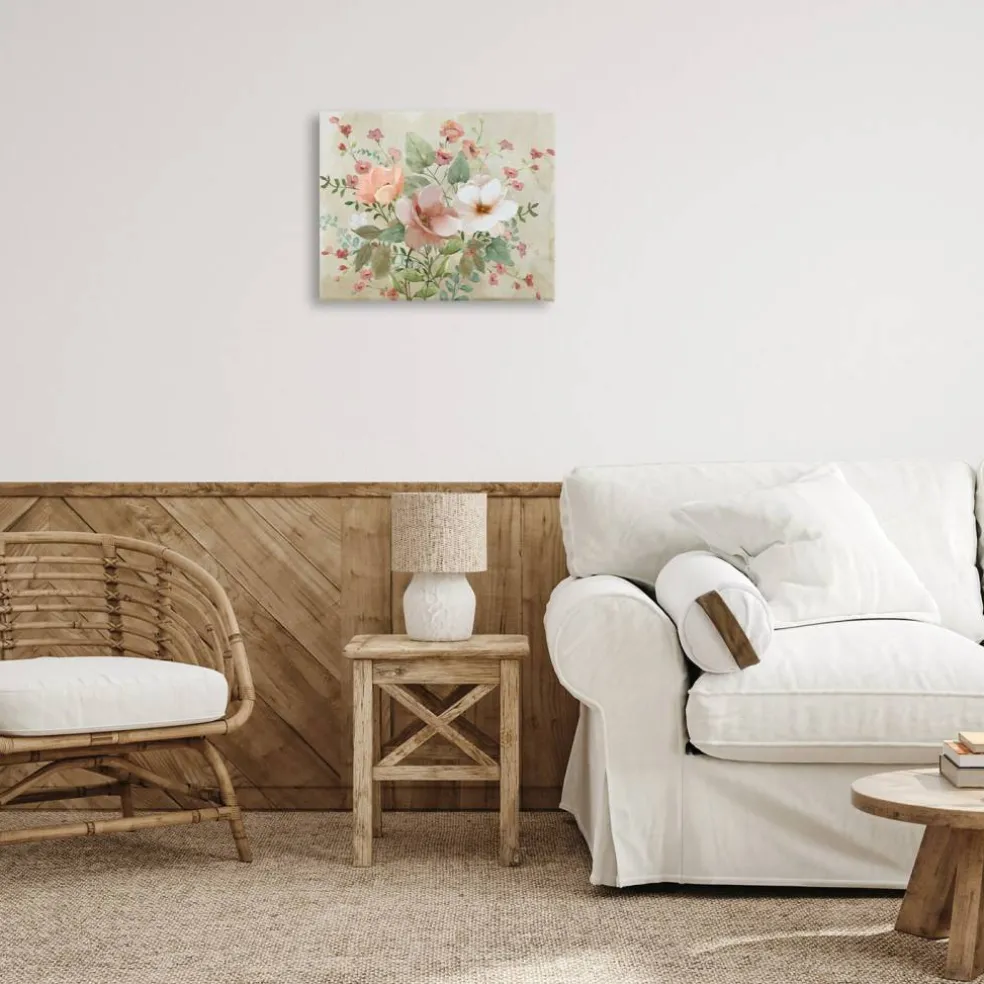 Stupell Industries Elegant Country Blooms Canvas By Nan
