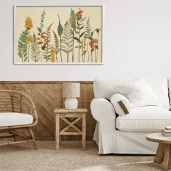 Stupell Industries Fall Toned Botanics Framed Giclee, design by Elizabeth Medley