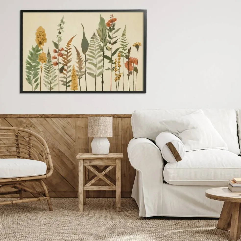 Stupell Industries Fall Toned Botanics Framed Giclee, design by Elizabeth Medley