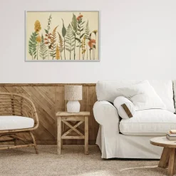 Stupell Industries Fall Toned Botanics Framed Giclee, design by Elizabeth Medley