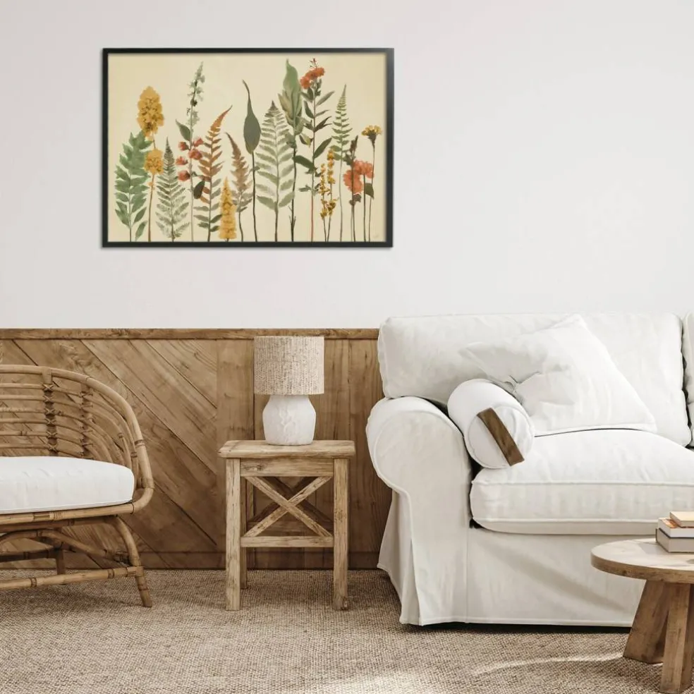 Stupell Industries Fall Toned Botanics Framed Giclee, design by Elizabeth Medley