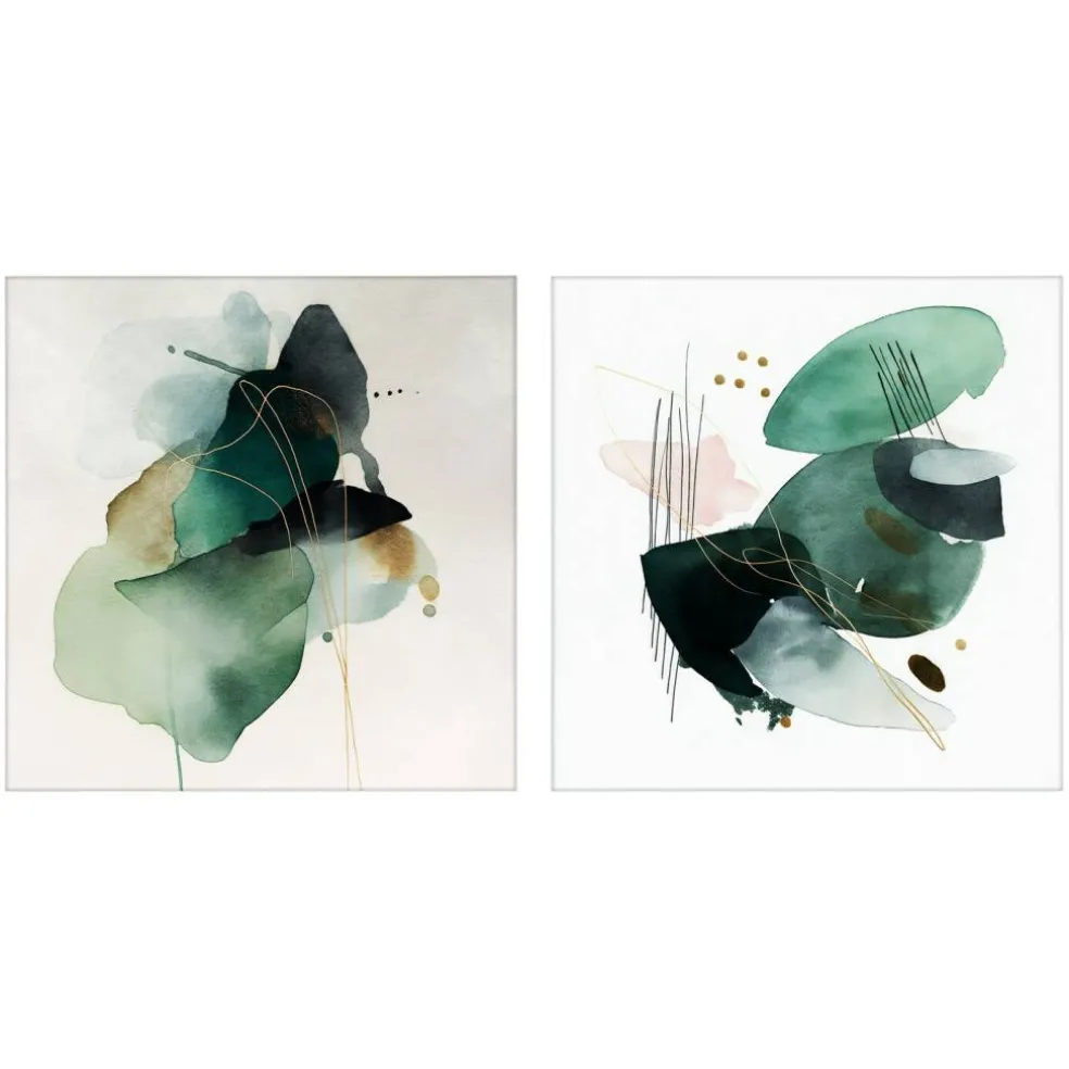 Stupell Industries Fluid Abstract Harmonies 2pc Canvas Set, design by Svetlana Aleynikova