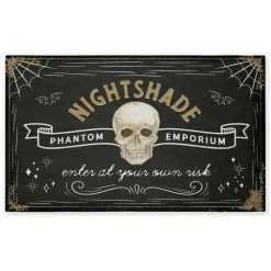 Stupell Industries Halloween Themed Spooky Potions Apothecary Door Mat, 18x30