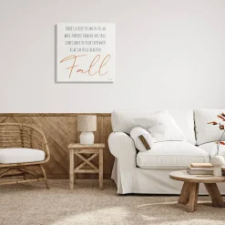 Stupell Industries Hello Beautiful Fall Uplifting Rhyme Canvas Wall Art