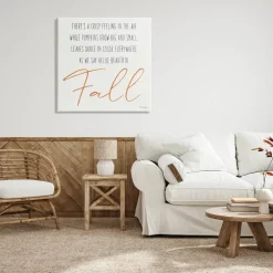 Stupell Industries Hello Beautiful Fall Uplifting Rhyme Canvas Wall Art