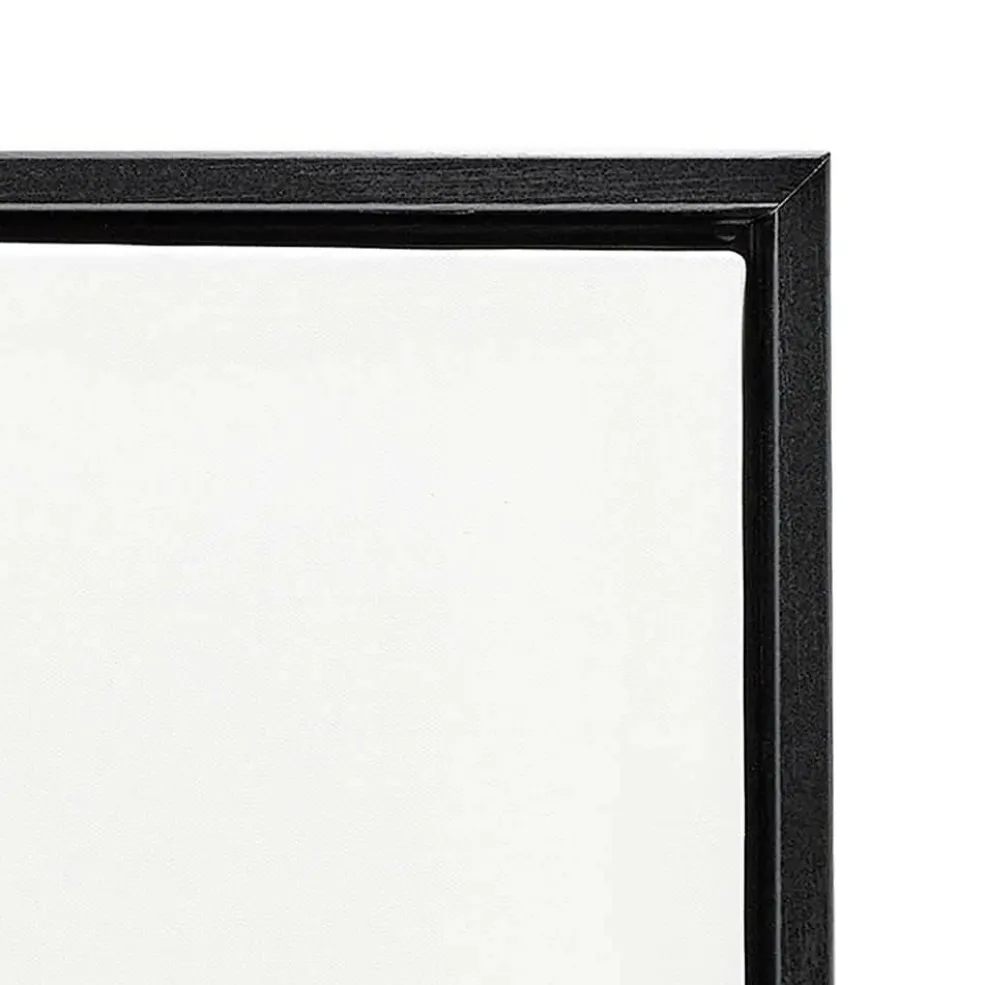 Stupell Industries Hello Fall with Autumn Foliage Floater Framed Art