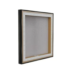 Stupell Industries Hello Fall with Autumn Foliage Floater Framed Art