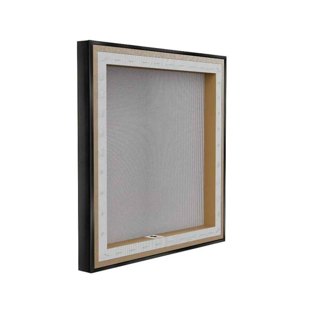 Stupell Industries Hello Fall with Autumn Foliage Floater Framed Art