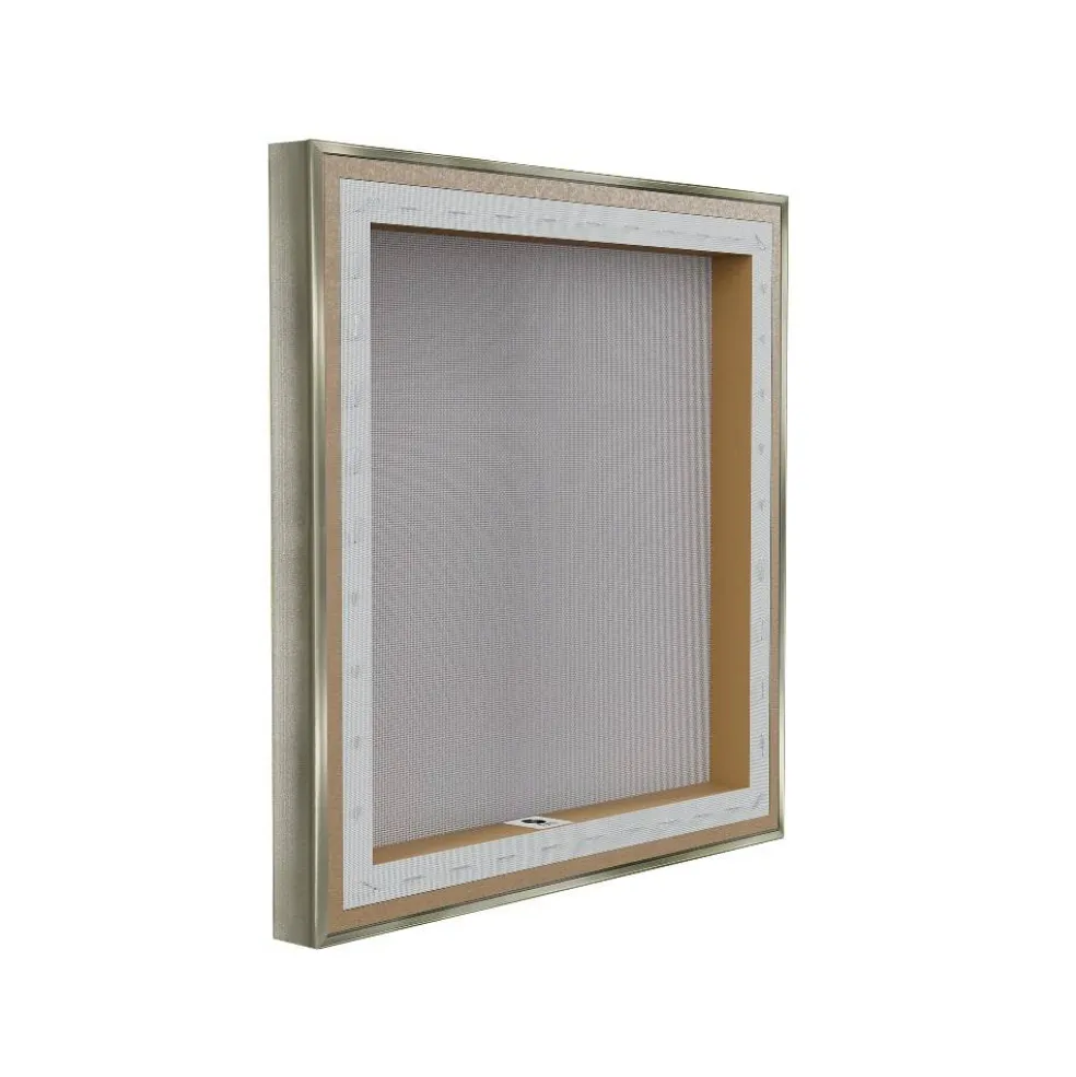 Stupell Industries Hello Fall with Autumn Foliage Floater Framed Art