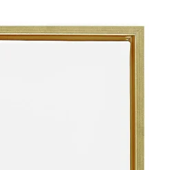 Stupell Industries Hello Fall with Autumn Foliage Floater Framed Art