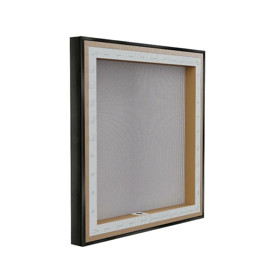 Stupell Industries Hello Fall with Autumn Foliage Floater Framed Art
