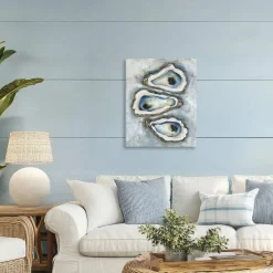 Stupell Industries Oyster Bar Trio Canvas Wall Art, design by Carol Robinson