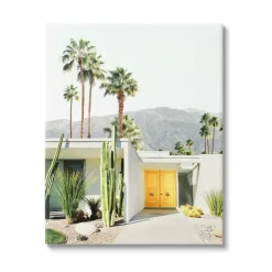 Stupell Industries Palm Springs House Photography Canvas Wall Art