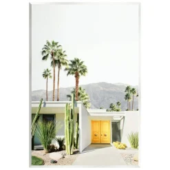 Stupell Industries Palm Springs House Photography Wall Plaque Art