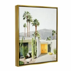 Stupell Industries Palm Springs House Photography Floater Framed Art