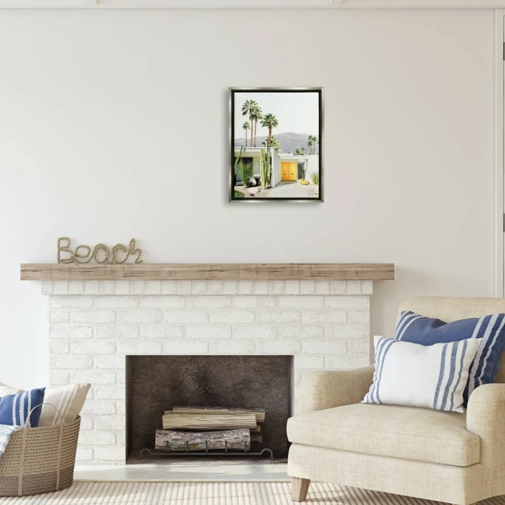 Stupell Industries Palm Springs House Photography Floater Framed Art