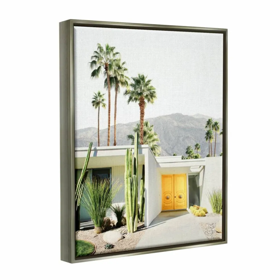 Stupell Industries Palm Springs House Photography Floater Framed Art
