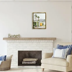 Stupell Industries Palm Springs House Photography Floater Framed Art