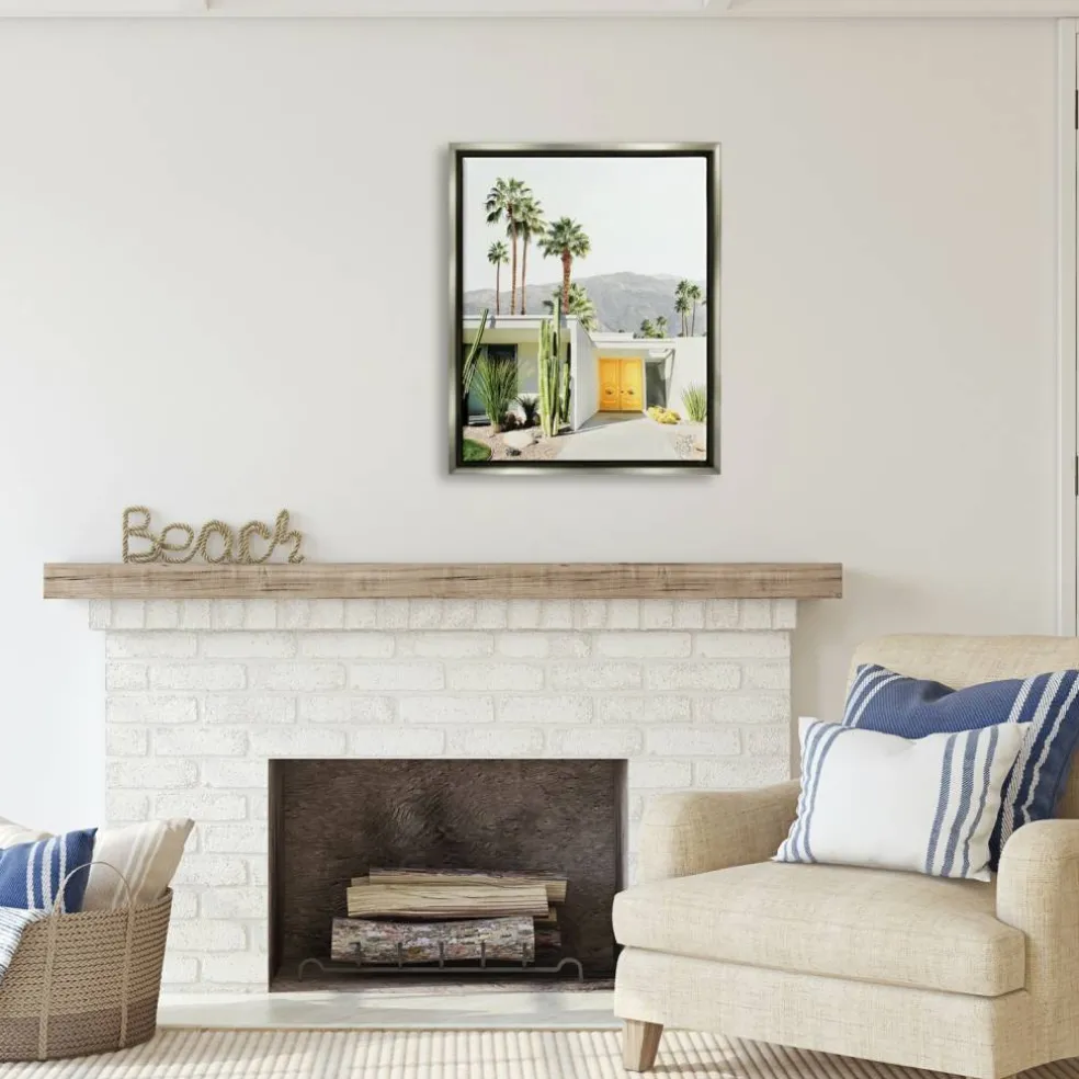 Stupell Industries Palm Springs House Photography Floater Framed Art