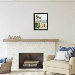 Stupell Industries Palm Springs House Photography Floater Framed Art