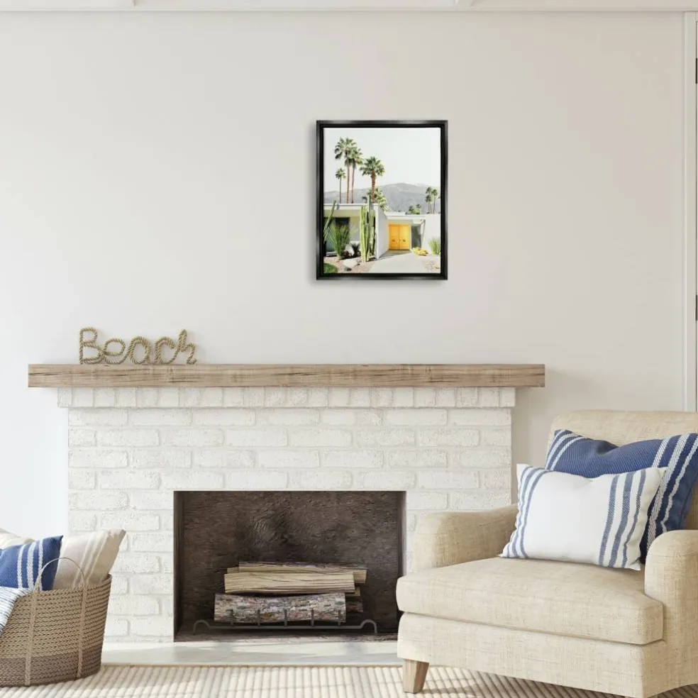 Stupell Industries Palm Springs House Photography Floater Framed Art