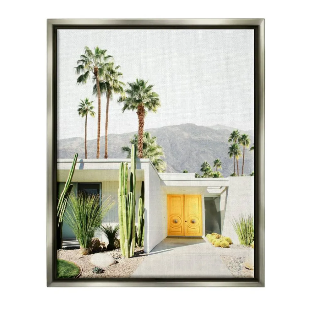 Stupell Industries Palm Springs House Photography Floater Framed Art