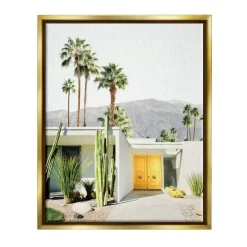 Stupell Industries Palm Springs House Photography Floater Framed Art