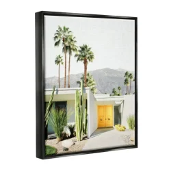 Stupell Industries Palm Springs House Photography Floater Framed Art