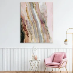 Stupell Industries Pastel Misty Gem Geode Canvas, design by Svetlana Aleynikova