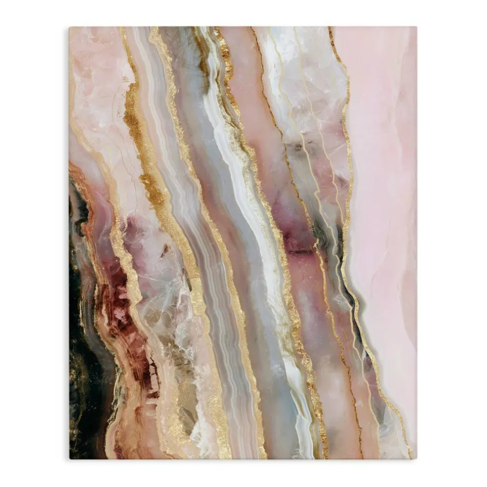 Stupell Industries Pastel Misty Gem Geode Canvas, design by Svetlana Aleynikova