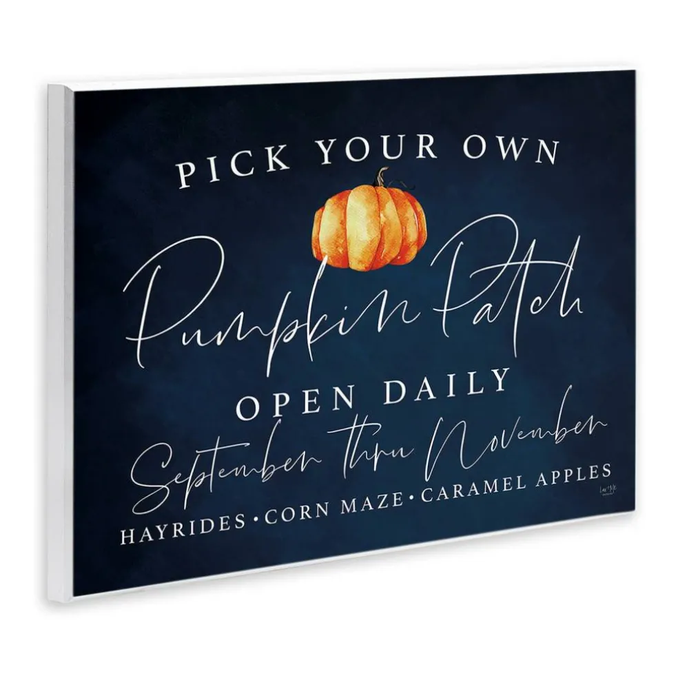 Stupell Industries Pick Your Own Pumpkins Wall Plaque Art