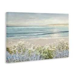 Stupell Industries Sand And Blooms Beach Canvas, design by Amber Sterling