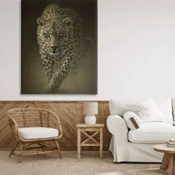 Stupell Industries Savage Leopard Predator Canvas, design by Collin Bogle