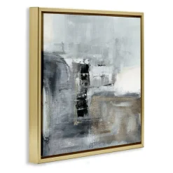 Stupell Industries Still Waters Monochrome Abstraction Floating Frame, design by Susan Jill