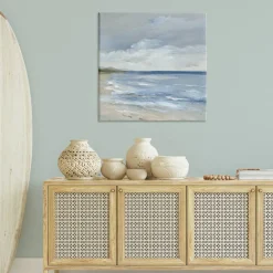 Stupell Industries Stormy Beach Landscape Canvas Design by Nan