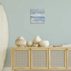 Stupell Industries Stormy Beach Landscape Canvas Design by Nan