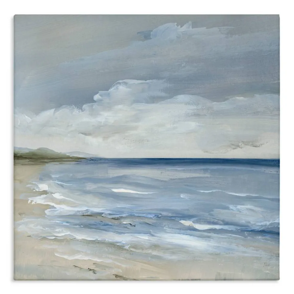 Stupell Industries Stormy Beach Landscape Canvas Design by Nan