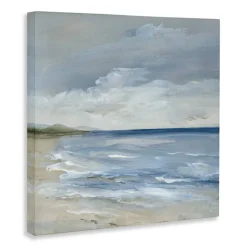 Stupell Industries Stormy Beach Landscape Canvas Design by Nan